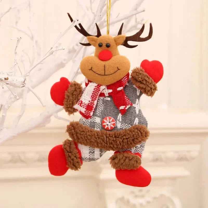 Custom Christmas Tree Ornaments with Plush Felt Figures and Dangling Legs - Image 10