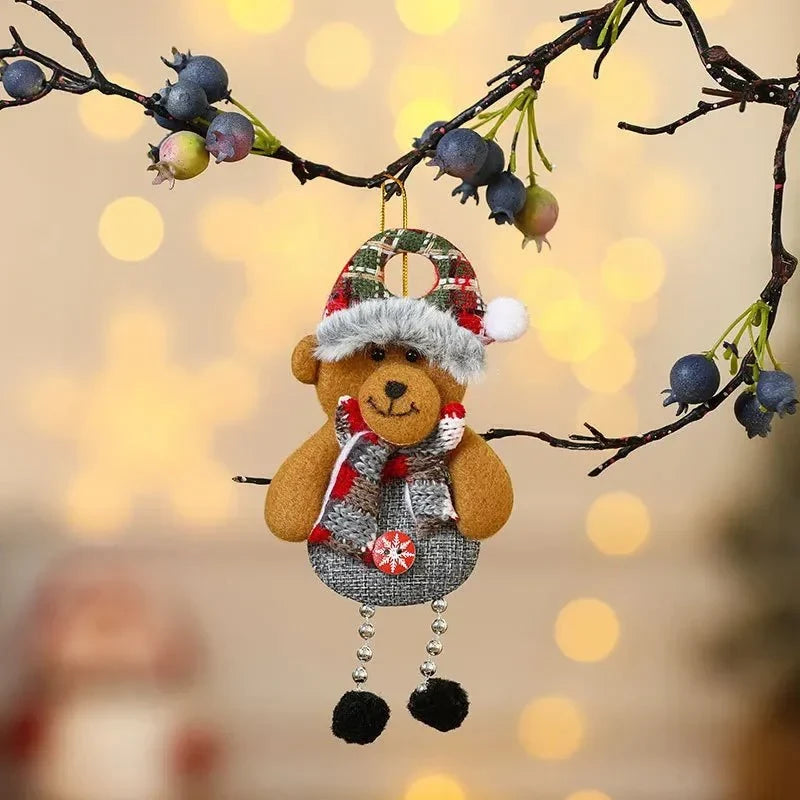 Custom Christmas Tree Ornaments with Plush Felt Figures and Dangling Legs - Image 15