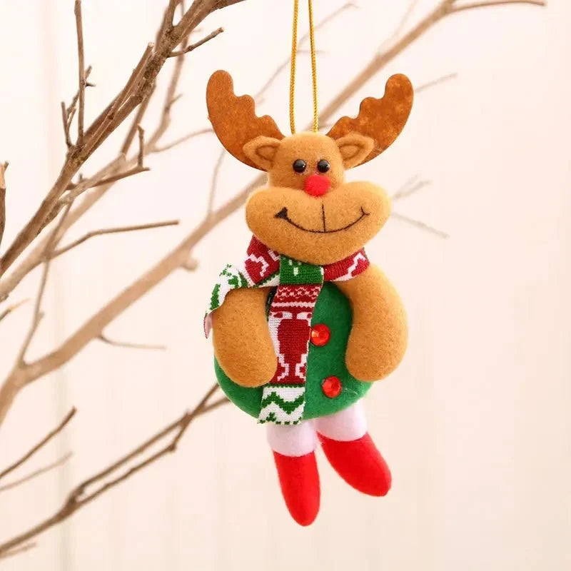 Custom Christmas Tree Ornaments with Plush Felt Figures and Dangling Legs - Image 6
