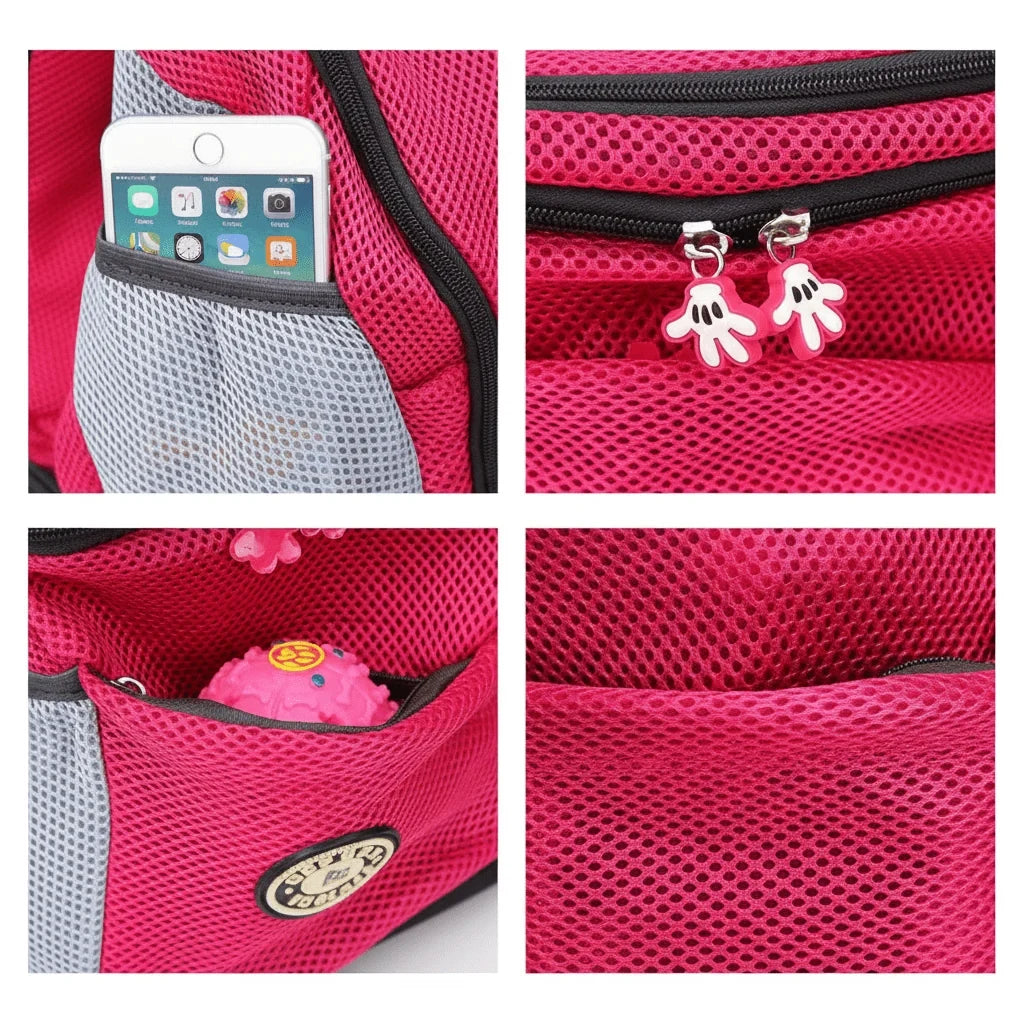 Dog Carrier Backpack with Padded Straps Breathable Mesh and Front-Facing Design for Pets - Image 5