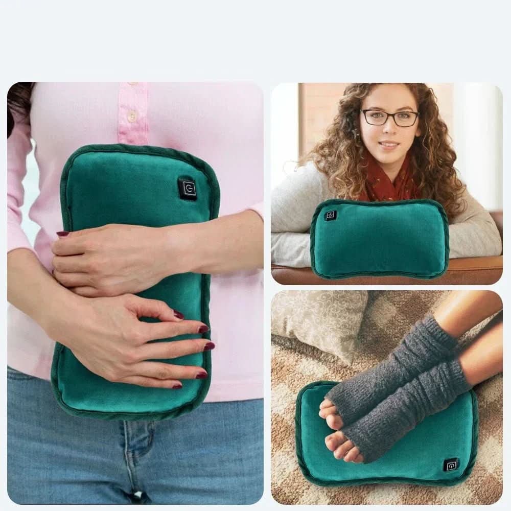 Electric Heating Pad with USB Power Plush Fabric and Adjustable Heat Settings - Image 3