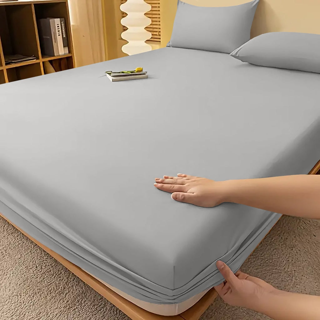 Extra Deep Fitted Bed Sheet with Wrinkle-Resistant Smooth Finish and Pocket Design - Image 35