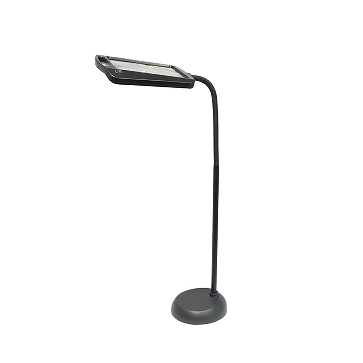 Floor Lamp Magnifying Glass with LED Light and Adjustable Gooseneck for Reading - Image 2