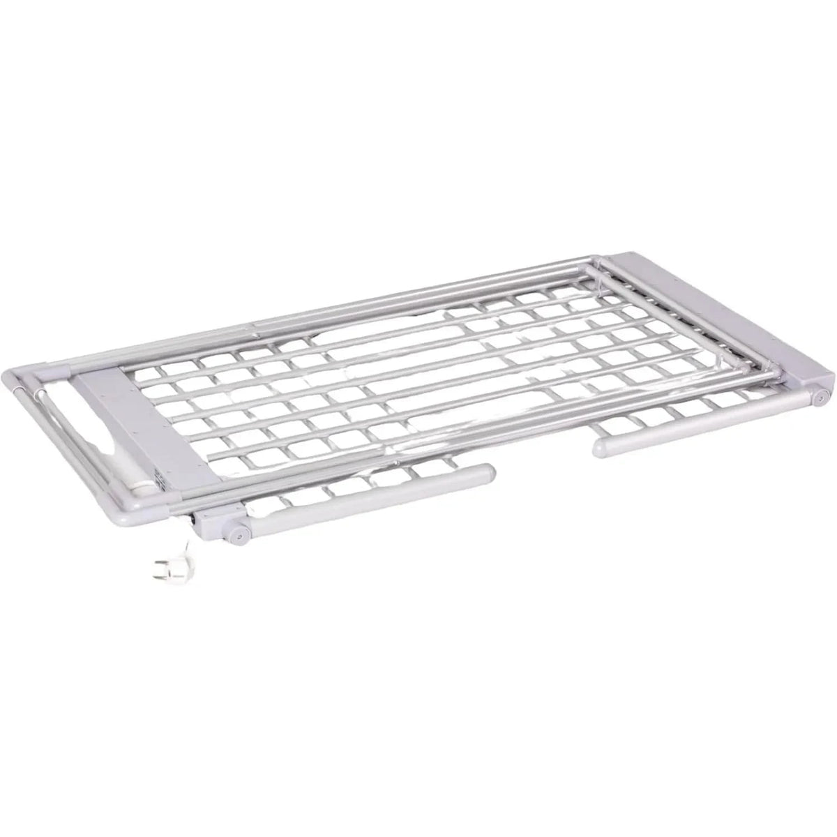 Foldable Clothes Drying Rack with Heated Aluminum Bars and Adjustable Wings - Image 2
