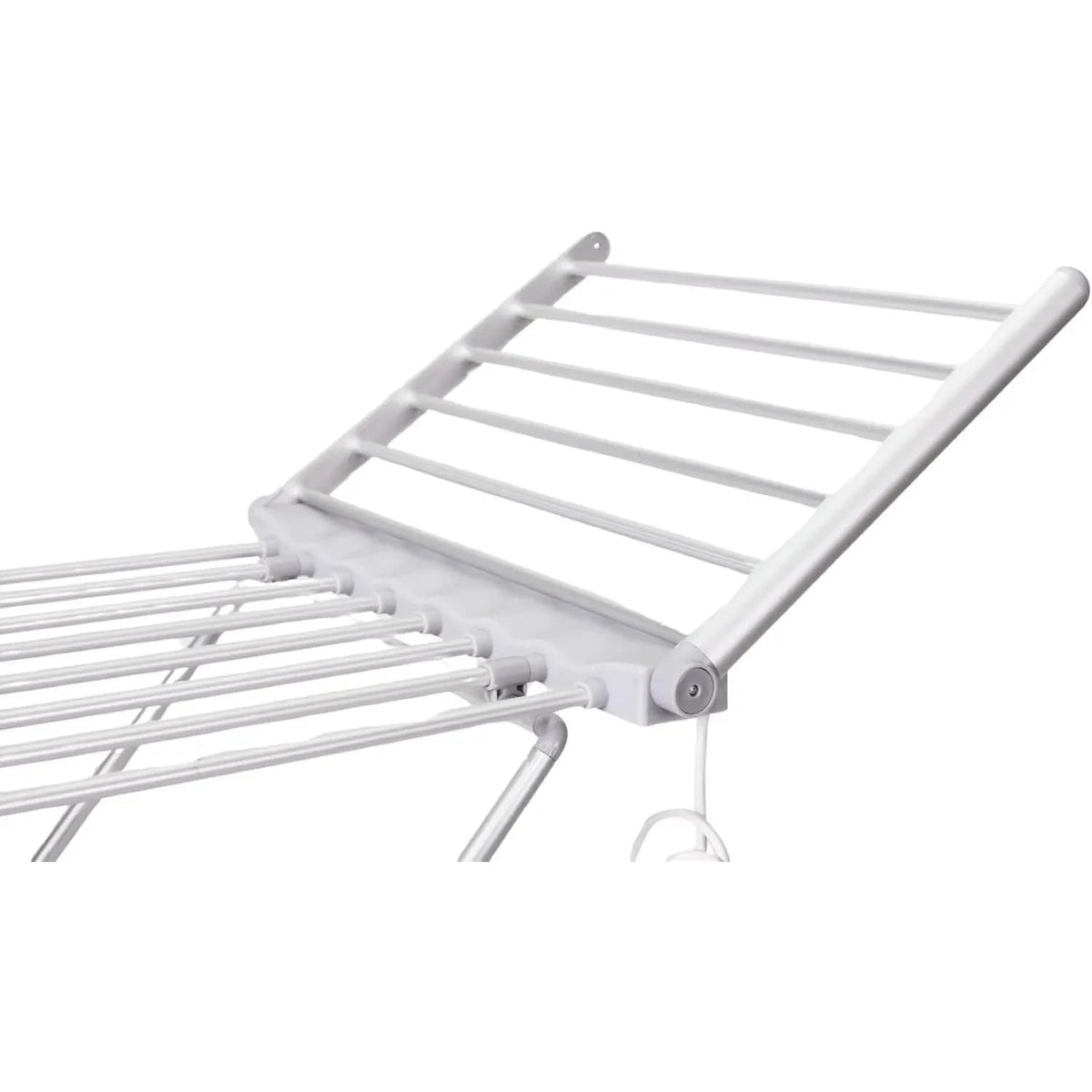 Foldable Clothes Drying Rack with Heated Aluminum Bars and Adjustable Wings - Image 4