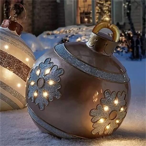 Giant Inflatable Ornament Ball with PVC Construction for Outdoor Holiday Decorations - Image 25