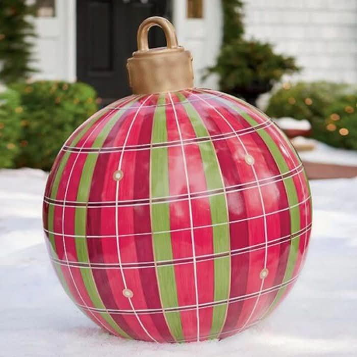 Giant Inflatable Ornament Ball with PVC Construction for Outdoor Holiday Decorations - Image 37