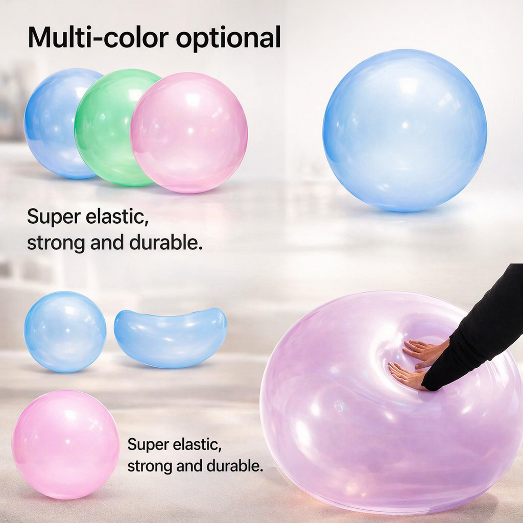 Human Bubble Balloon Ball Inflatable Toy with Self-Sealing Valve for Outdoor Play - Image 9