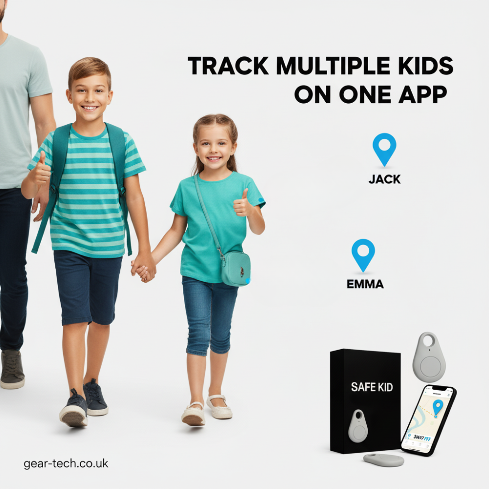 Kids' Bluetooth Tracking Device with Real-Time Location and Key Finder - Image 8