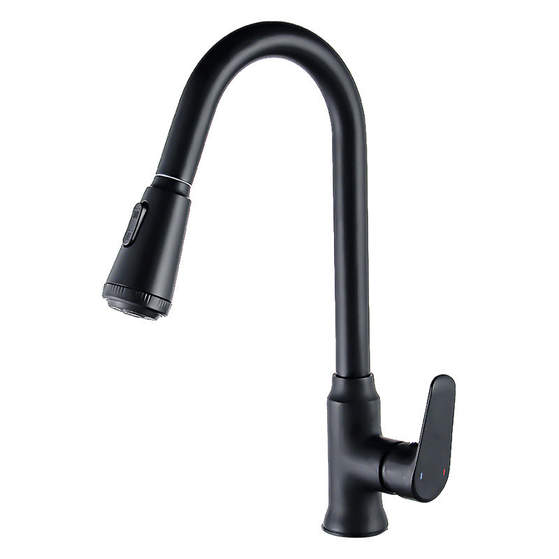 Kitchen Faucet with Pull-Down Spray Head and 360° Swivel Spout - Image 11