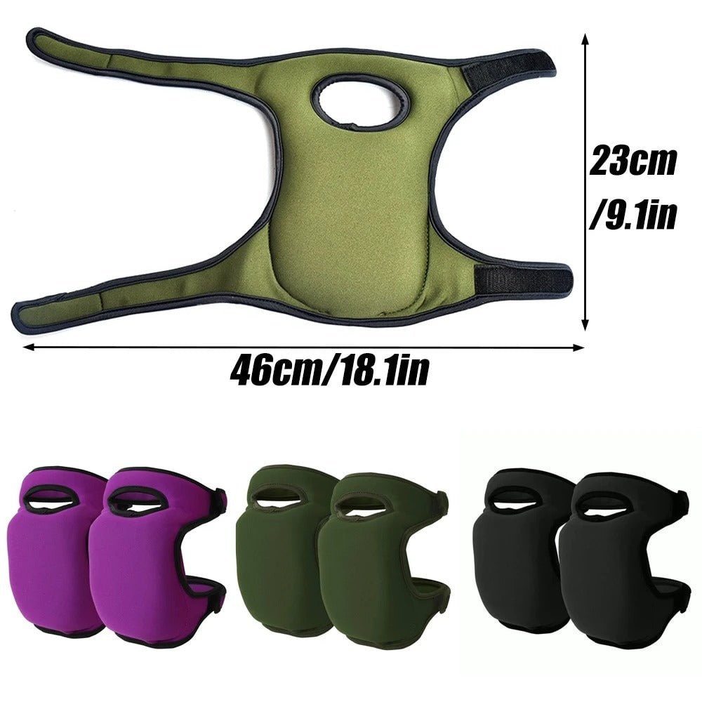 Kneeling Pads for Work with Cushioned Neoprene and Adjustable Straps for Gardening - Image 5