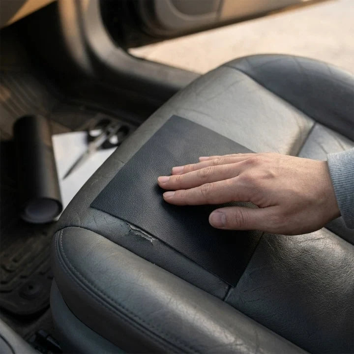Leather Couch Patch Kit with Self Adhesive Backing for Furniture and Car Seat Repair - Image 2