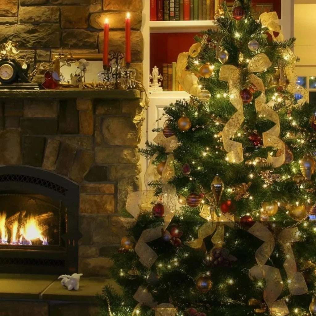 LED Christmas String Lights with Remote Control Cluster Warm Indoor Outdoor Decoration - Image 6