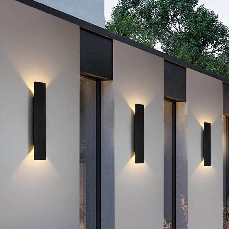 LED Wall Sconce with Modern Linear Design and Indirect Backlighting for Outdoor Spaces - Image 4