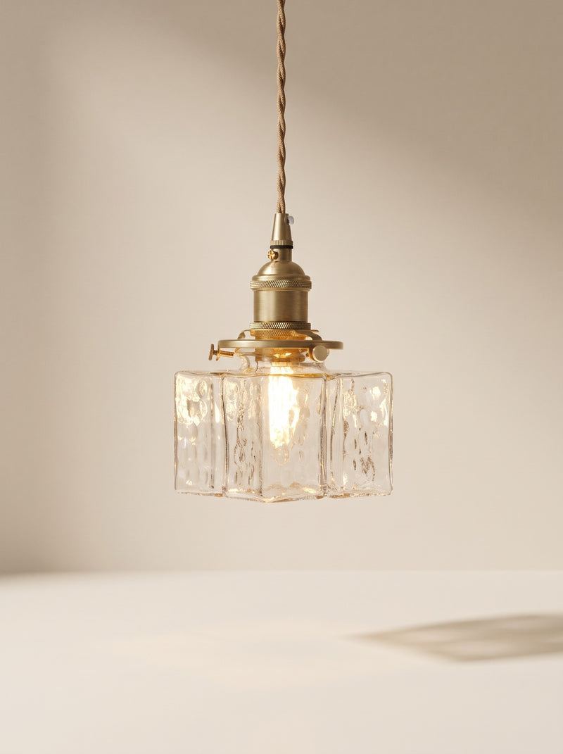 The Textured Glass Pendant