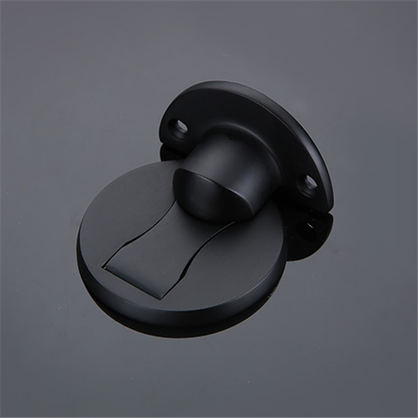 Magnetic Door Stop with Hinged Floor Plate and Stainless Steel Catch - Image 3