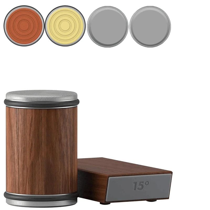 Magnetic Rolling Knife Sharpener with Wooden Base and 15 Degree Angle Guide - Image 45