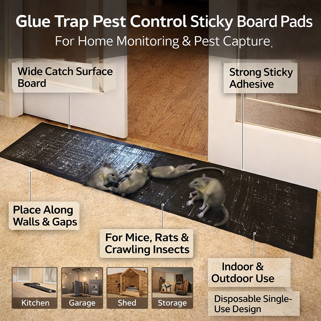 Mouse Glue Traps for Rodent Control with Large Sticky Surface and Strong Adhesion - Image 6