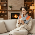Neck Heating Pad with Electric Shoulder Wrap USB Wearable Fleece Collar - Image 1