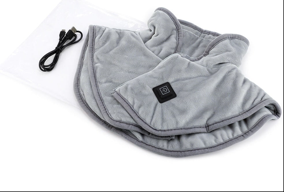 Neck Heating Pad with Electric Shoulder Wrap USB Wearable Fleece Collar - Image 7