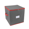Ornament Storage Box with Dividers and Zippered Lid for Christmas Décor - Image 6
