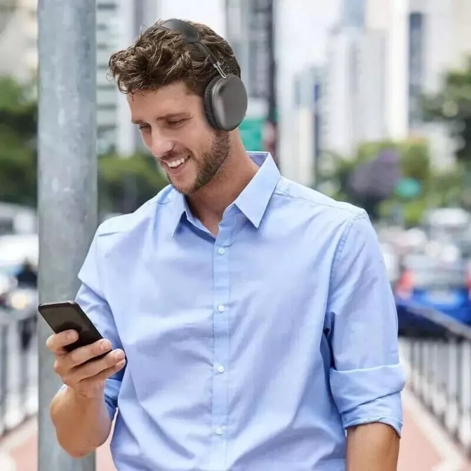 Over Ear Wireless Headphones with Active Noise Cancelling and Microphone - Image 6
