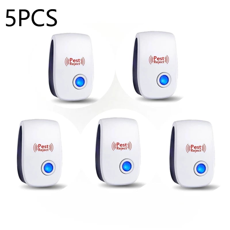 Pest Control Ultrasonic Rodent and Insect Repeller Plug-In Device with LED Indicator - Image 7