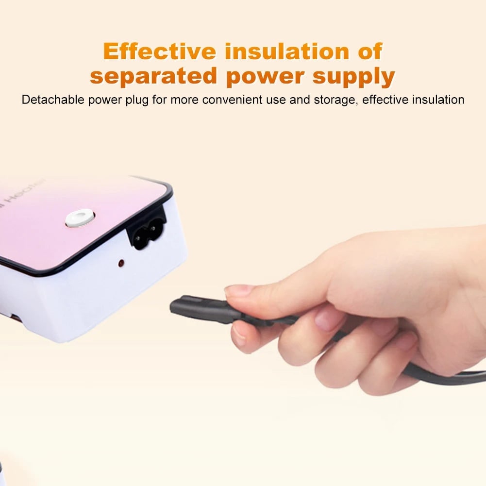 Portable Electric Space Heater with Ceramic Ptc Heating Technology Compact Desktop Mini Design - Image 2