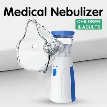Portable Mesh Nebulizer Machine with Battery Power for Kids - Image 3