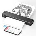 Portable Thermal Printer with Wireless Bluetooth and USB for A4 Mobile Printing - Image 1