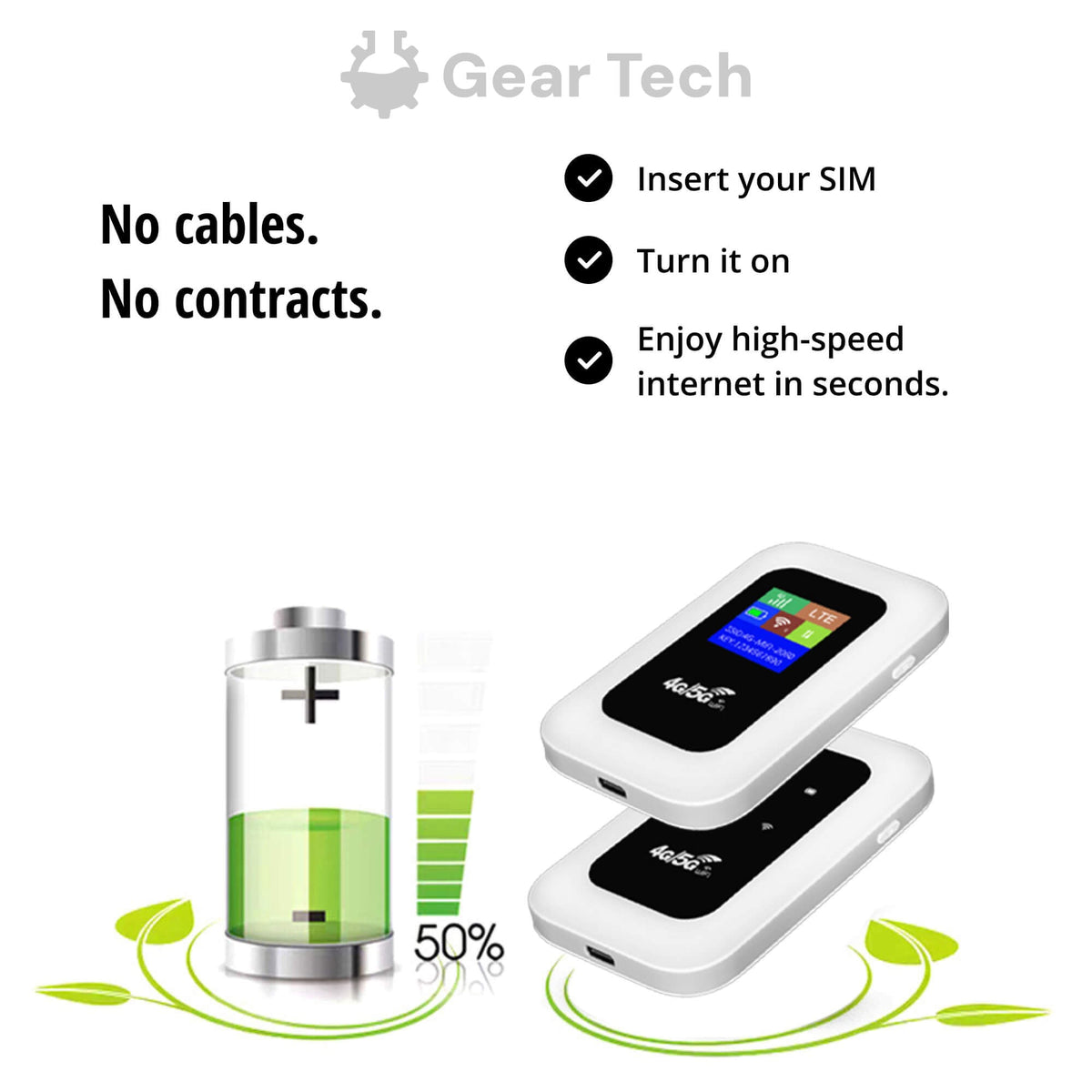 Portable WIFI Router with Lcd Display and Hotspot Function for Travel - Image 9