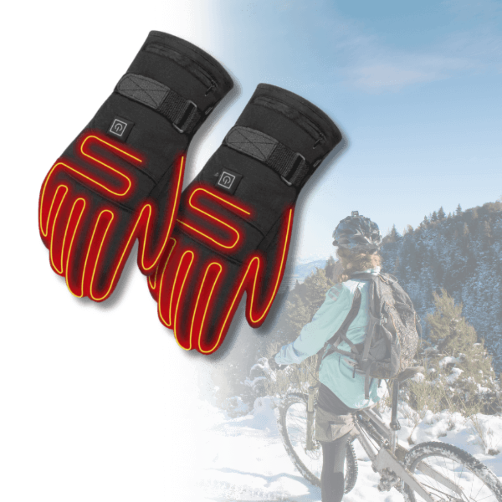 Rechargeable Heated Gloves with Touchscreen Fingertips and Battery Power - Image 1
