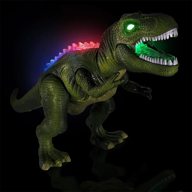Remote Control Walking Dinosaur Toy with LED Lights and Sound Effects - Image 5