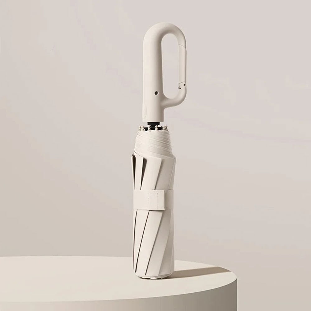 Repel Windproof Travel Umbrella with UV Blocker Compact Folding Design and Carabiner Clip - Image 3