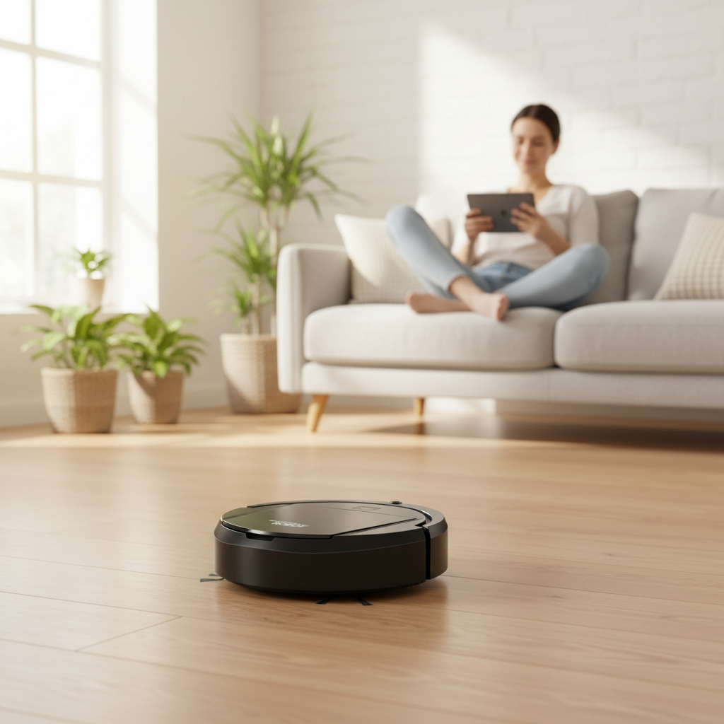 Robot Vacuum and Mop with Dual Side Brushes for Hard Floor Cleaning - Image 2