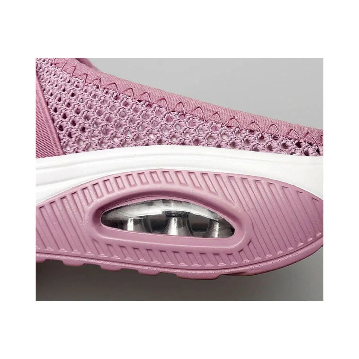 Slip-On Mule Sneakers with Air Cushion Mesh Upper and Non-Slip Platform - Image 7