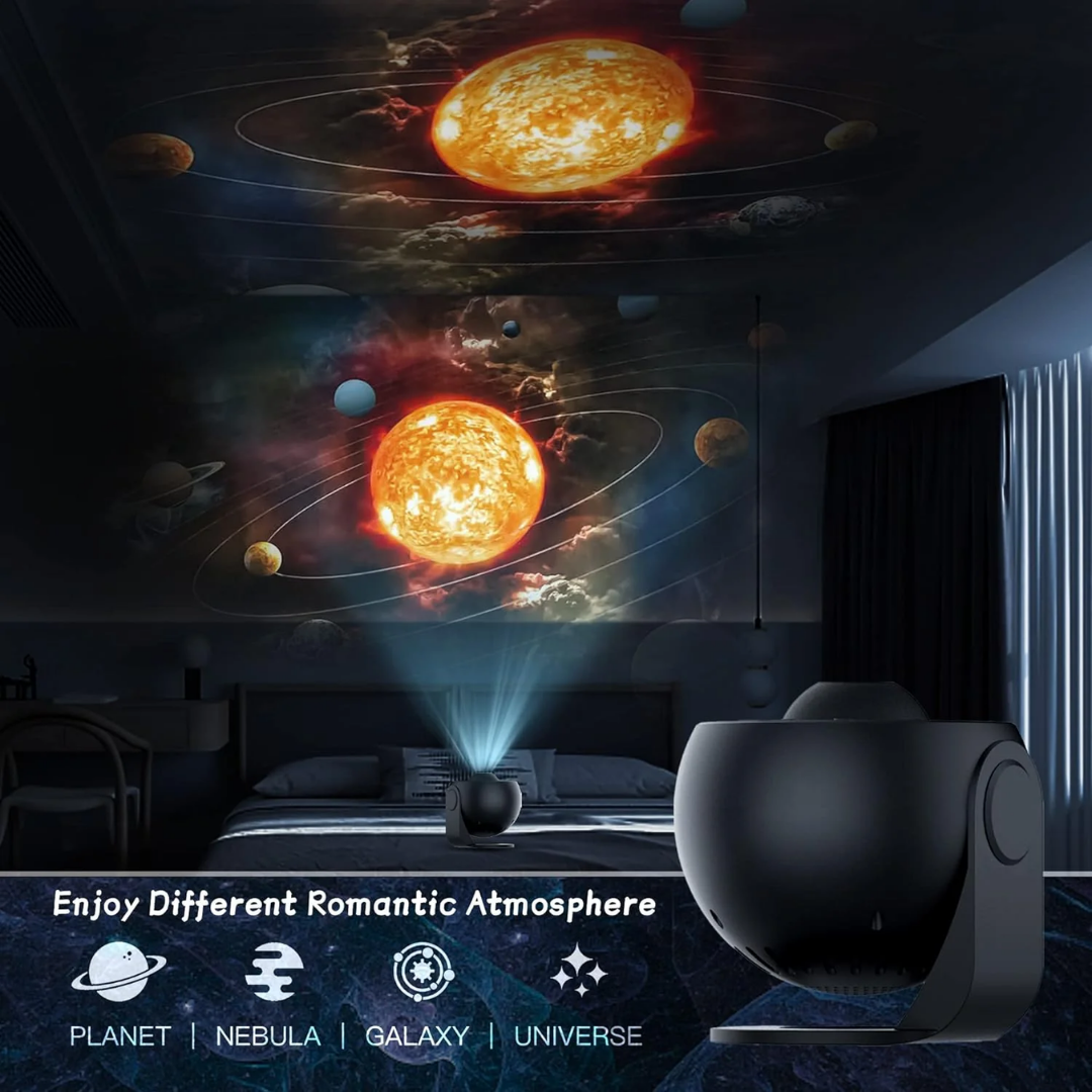Star Projector Night Light with 360° Rotating Galaxy Projection and Tilting Stand - Image 11