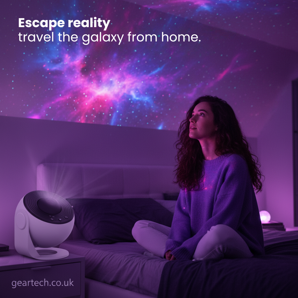 Star Projector Night Light with 360° Rotating Galaxy Projection and Tilting Stand - Image 15