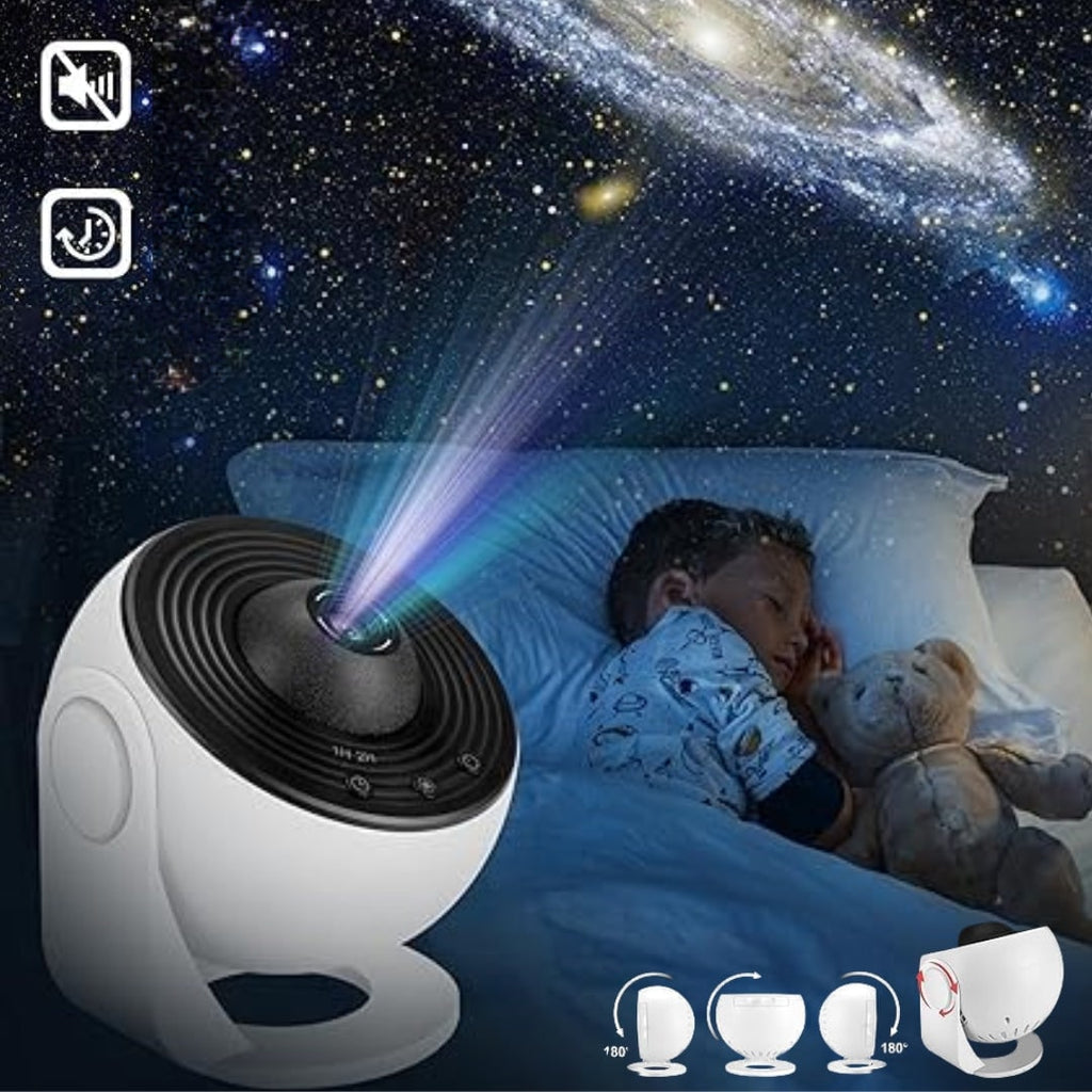 Star Projector Night Light with 360° Rotating Galaxy Projection and Tilting Stand - Image 16