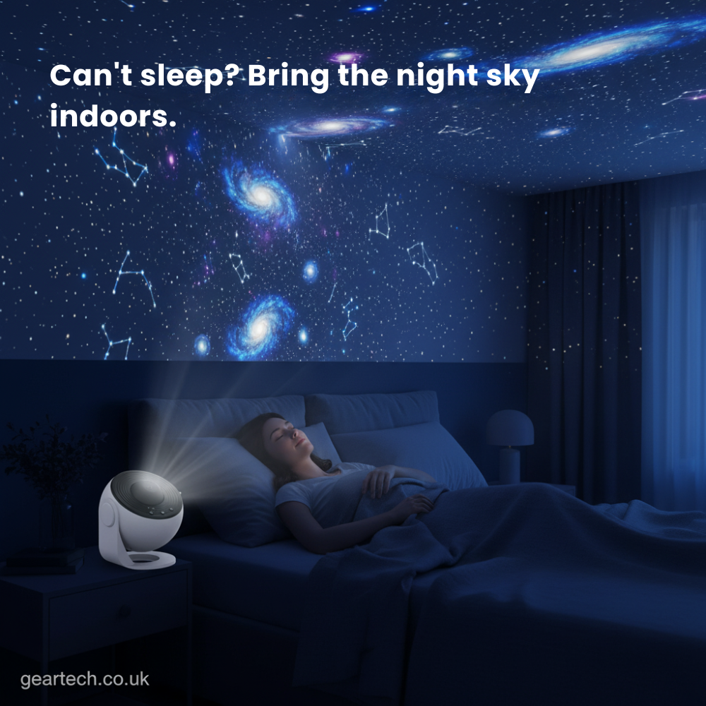 Star Projector Night Light with 360° Rotating Galaxy Projection and Tilting Stand - Image 19