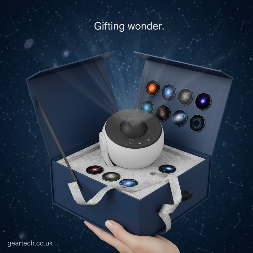 Star Projector Night Light with 360° Rotating Galaxy Projection and Tilting Stand - Image 20