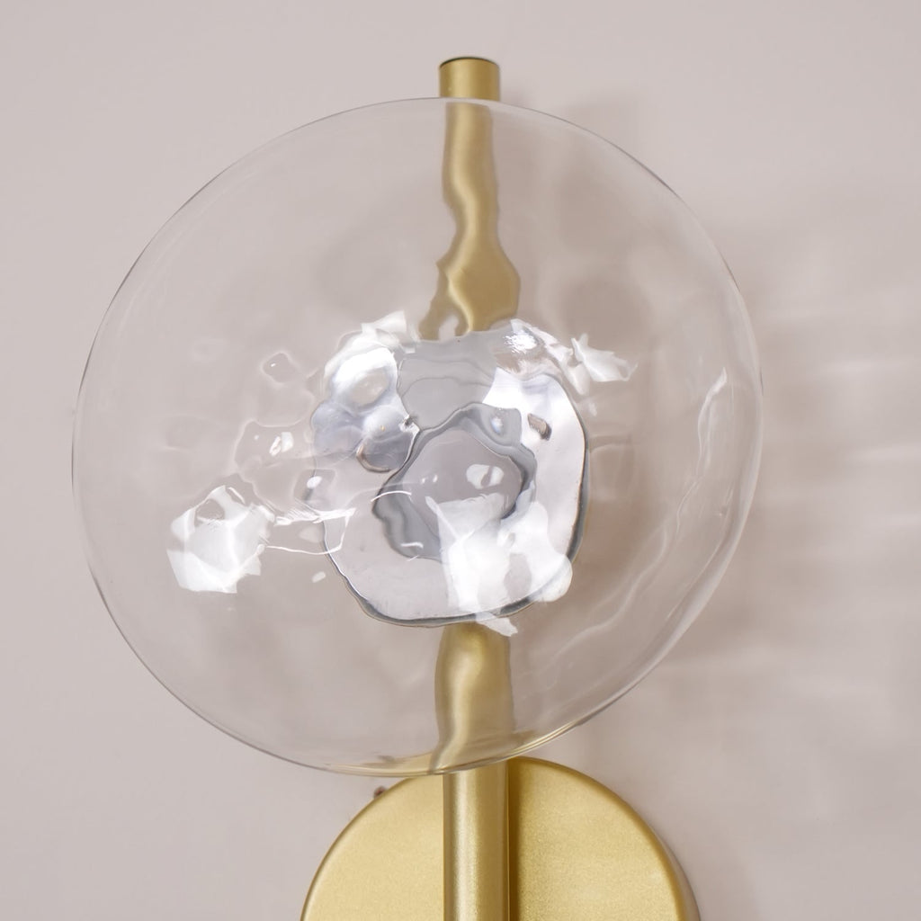 Wall Sconce Lighting with Textured Ripple Glass and Contemporary Design - Image 29