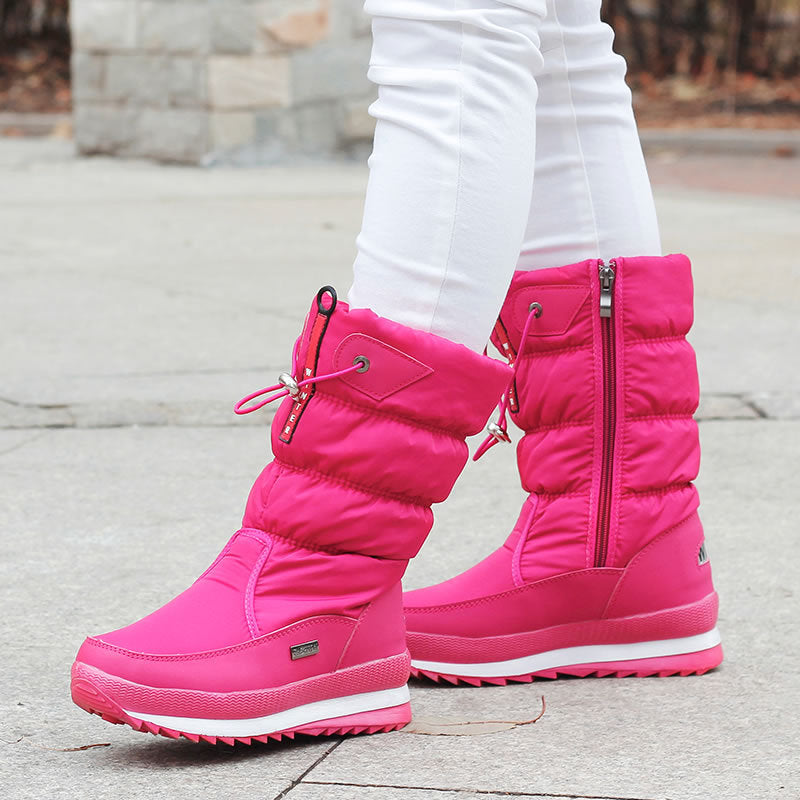 Waterproof Quilted Mid-Calf with Side Zipper and Insulated Lining - Image 6
