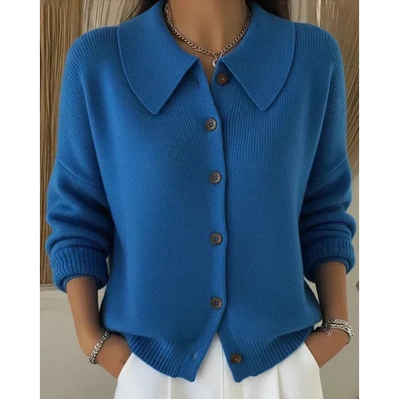 The Sculpted Collar Cardigan