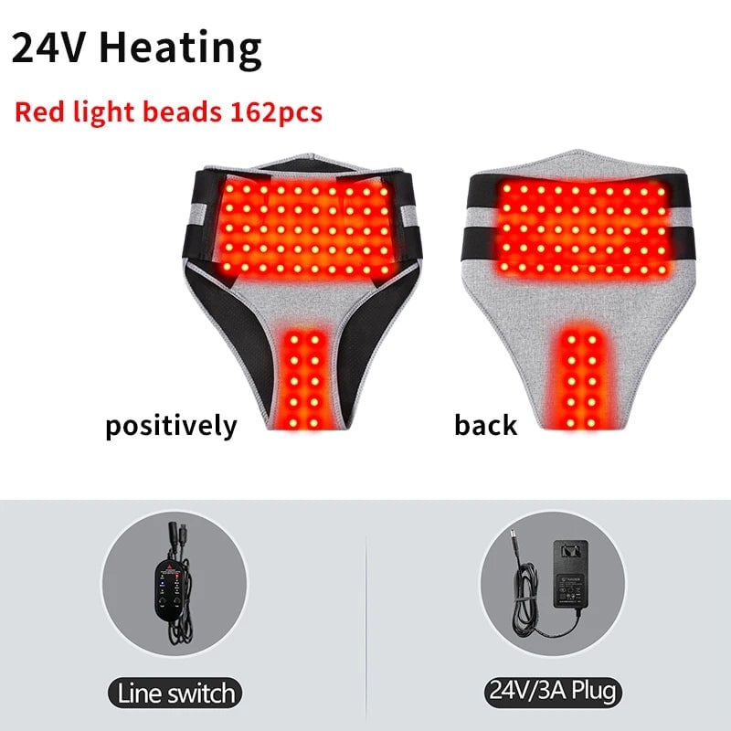 Women's Menstrual Heating Pad with Vibration Massage and Lower Back Wrap for Cramps - Image 13