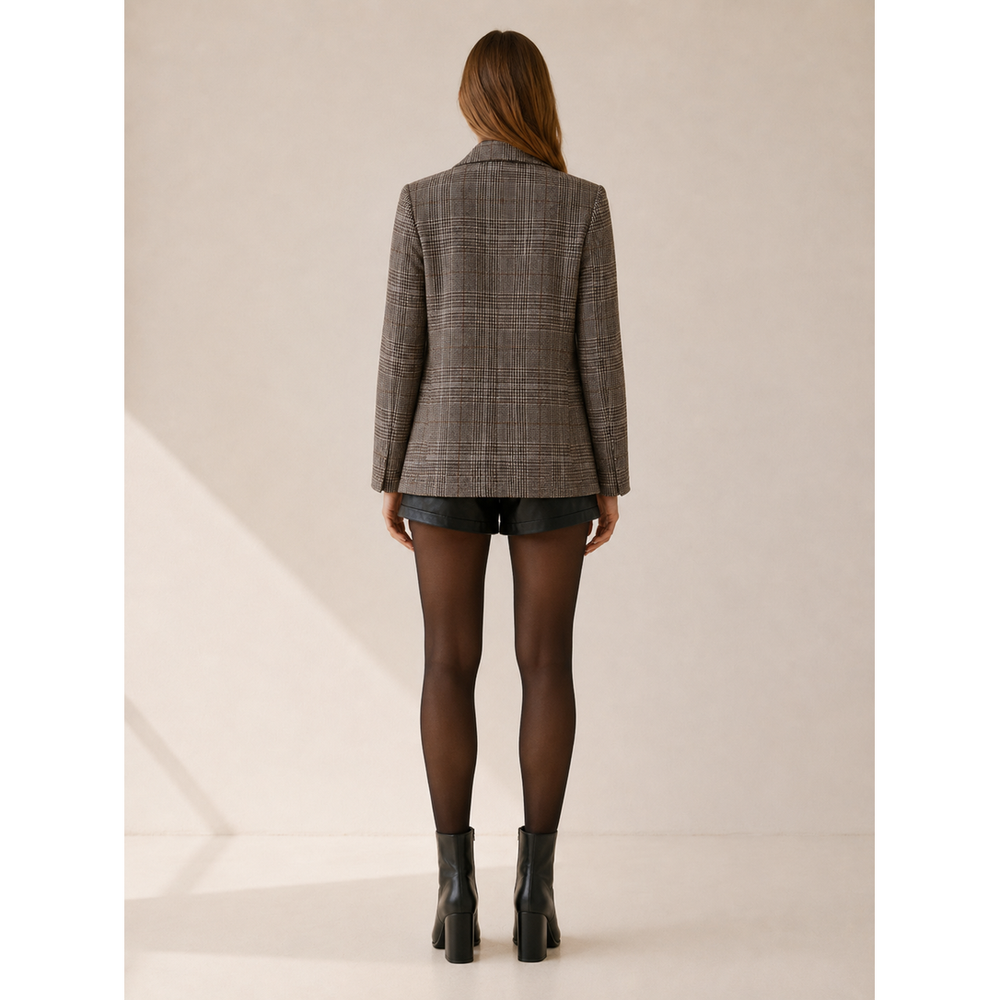 Der karierte Blazer